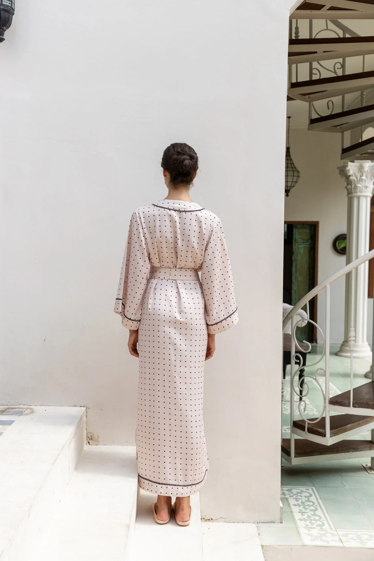 Alice Kimono Robe - TENCEL™ Lyocell - Dot - Image 6