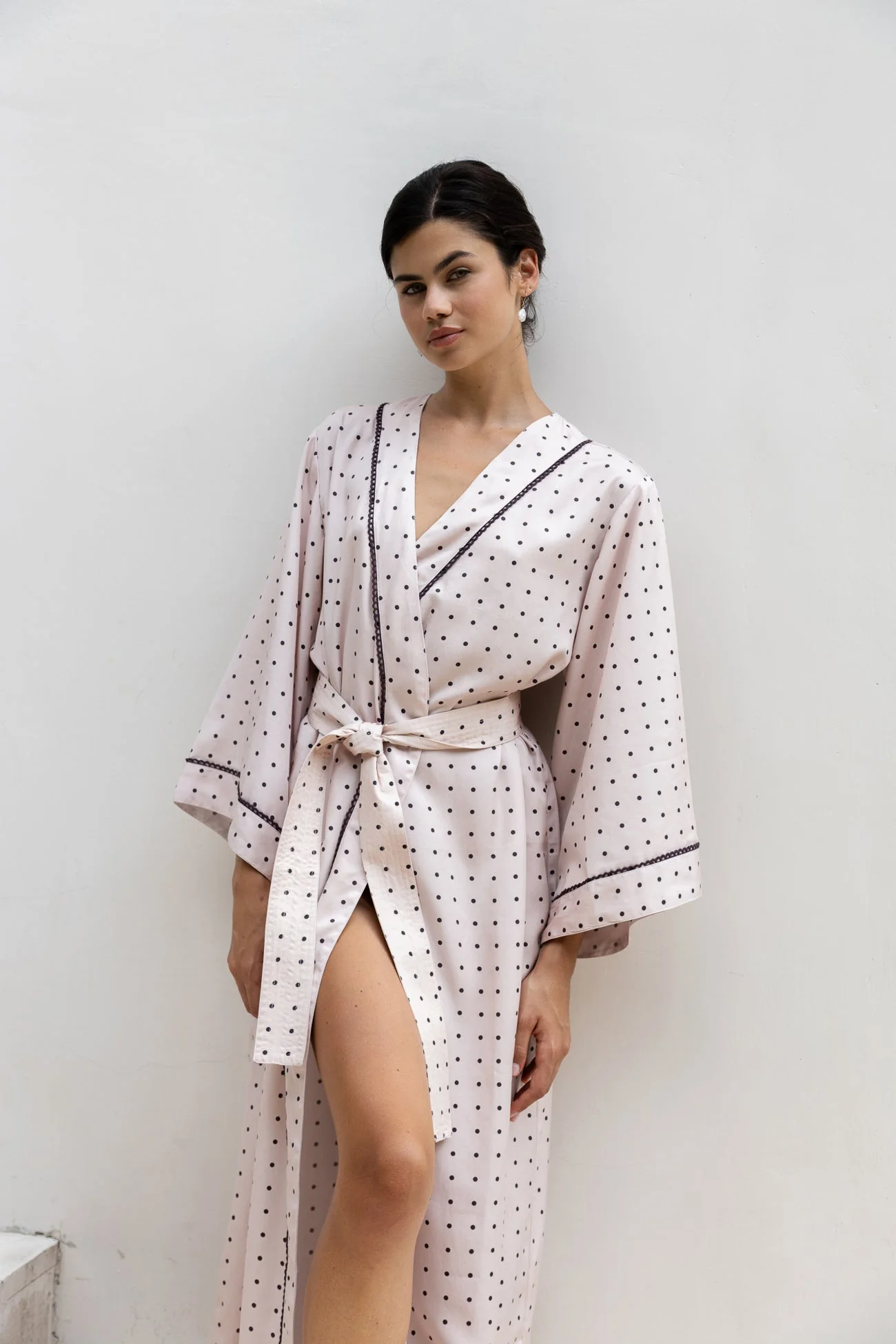 Alice Kimono Robe - TENCEL™ Lyocell - Dot - Image 7