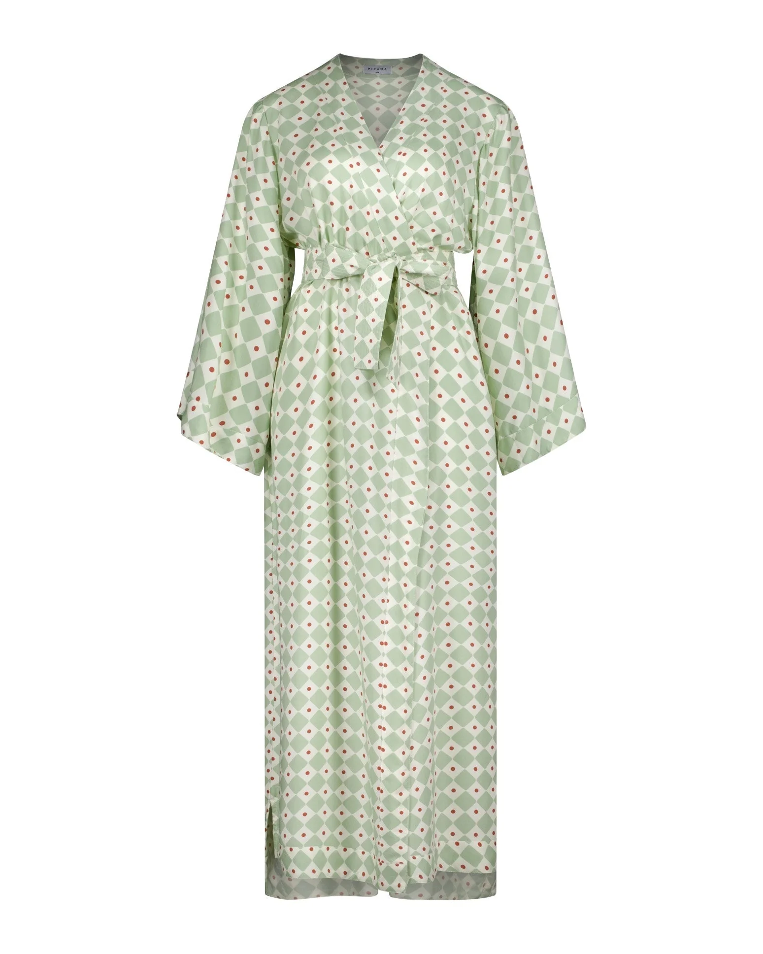 Alice Kimono Robe - Long - ECOVERO™ - Diamond - Image 3
