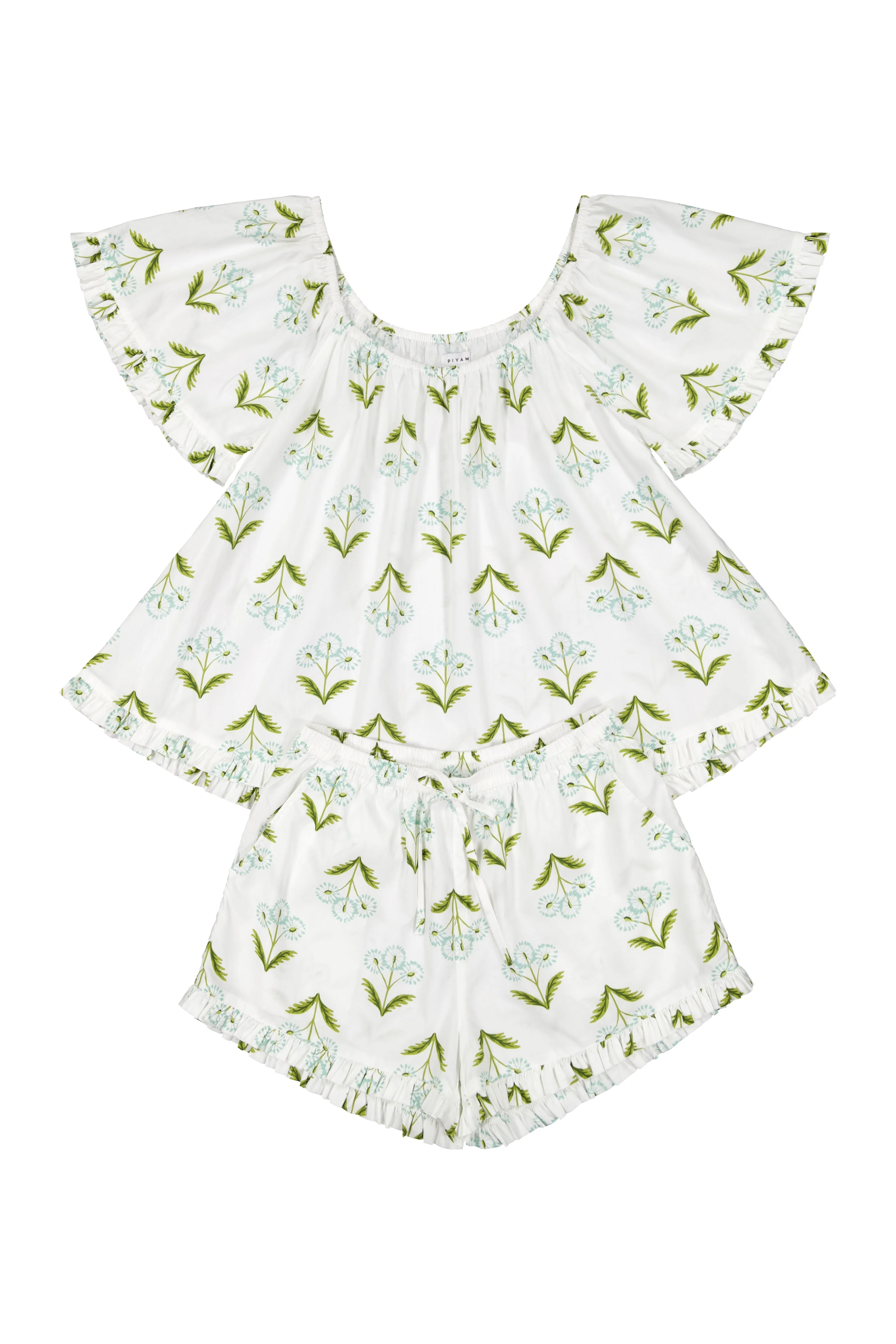 Betty Lounge Set - Cotton Modal - Dandelion - Image 3