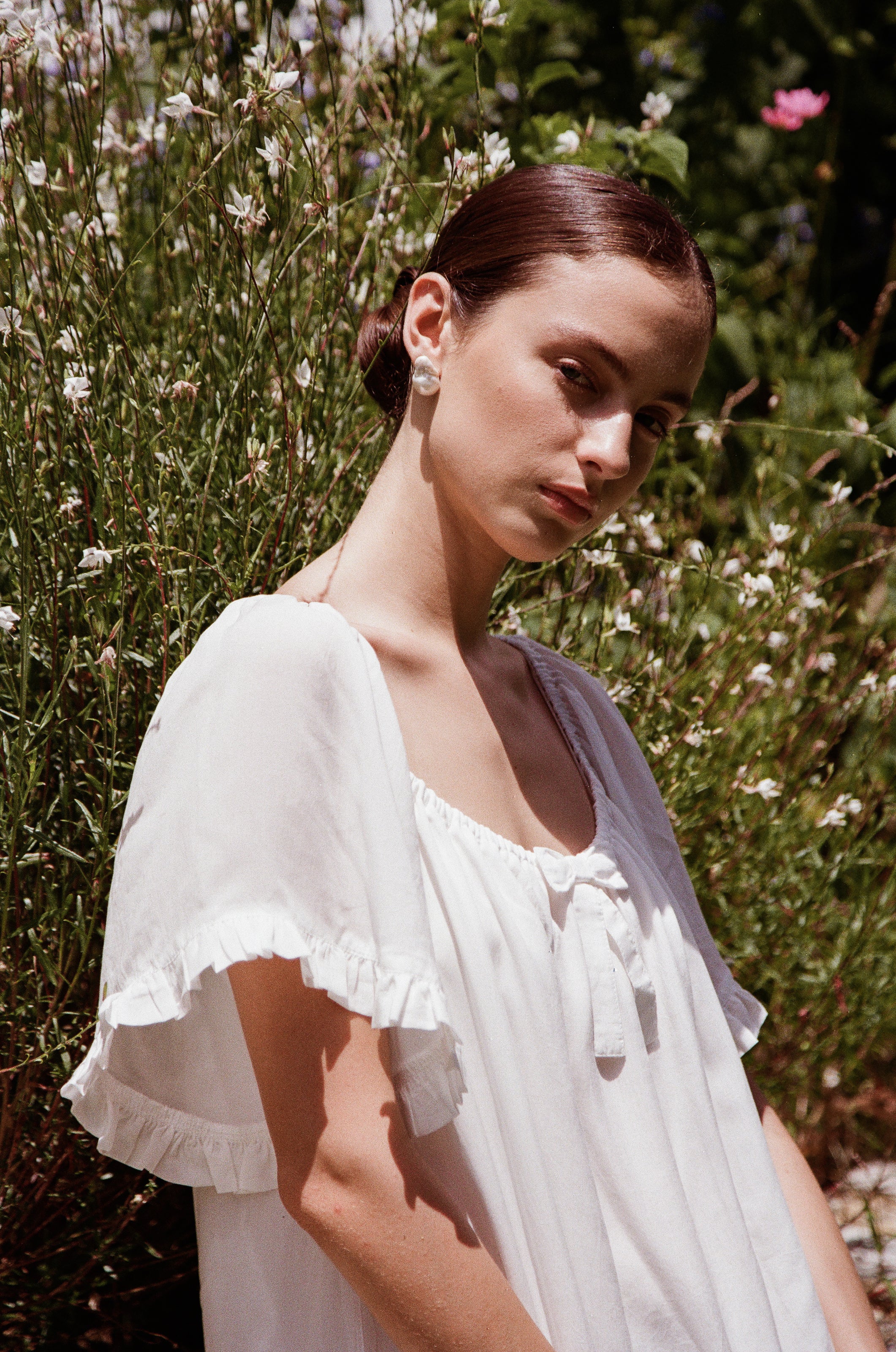 Betty Nightie - Lyocell Batiste - Off White - Image 10