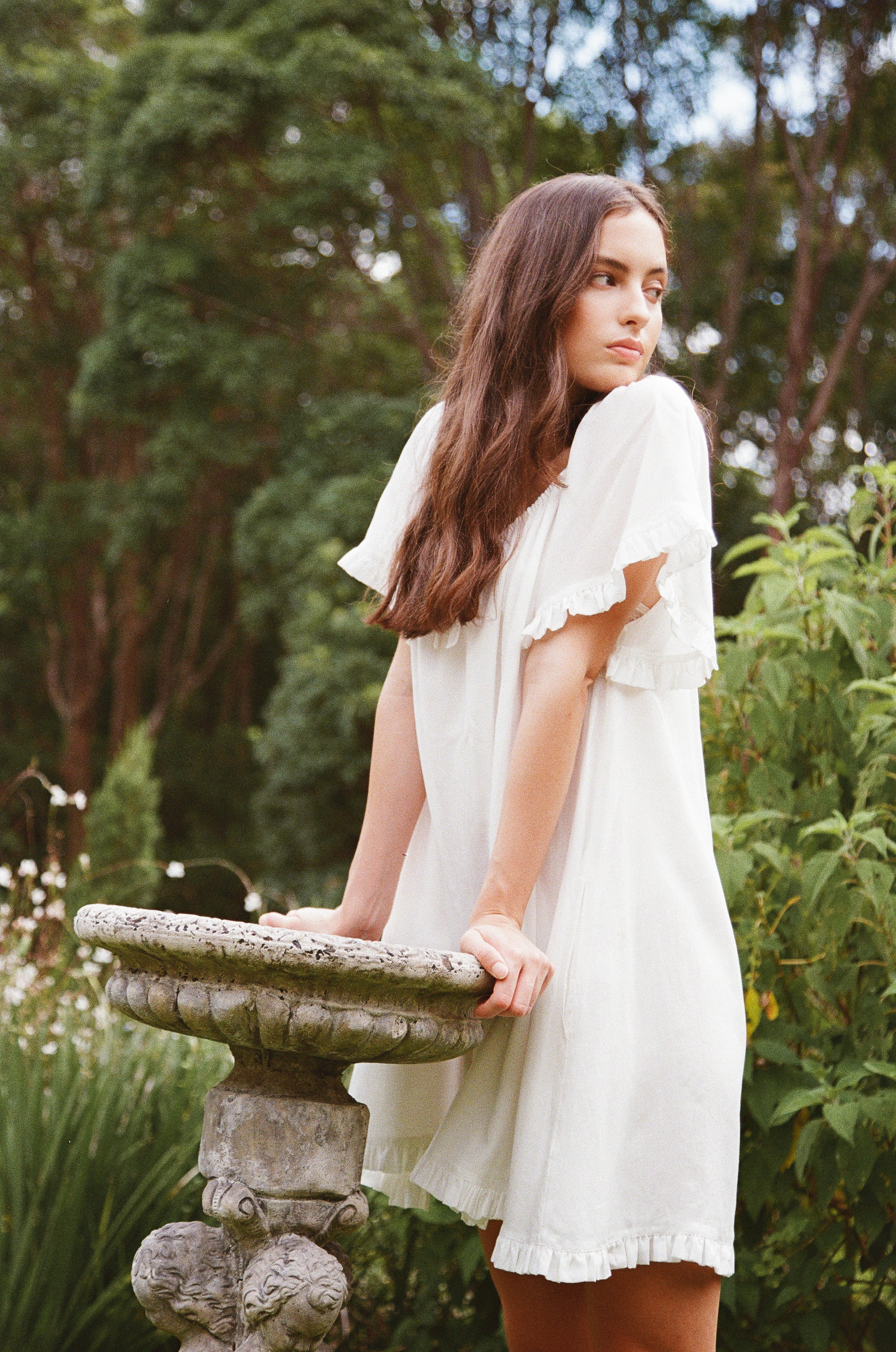 Betty Nightie - Lyocell Batiste - Off White - Image 11