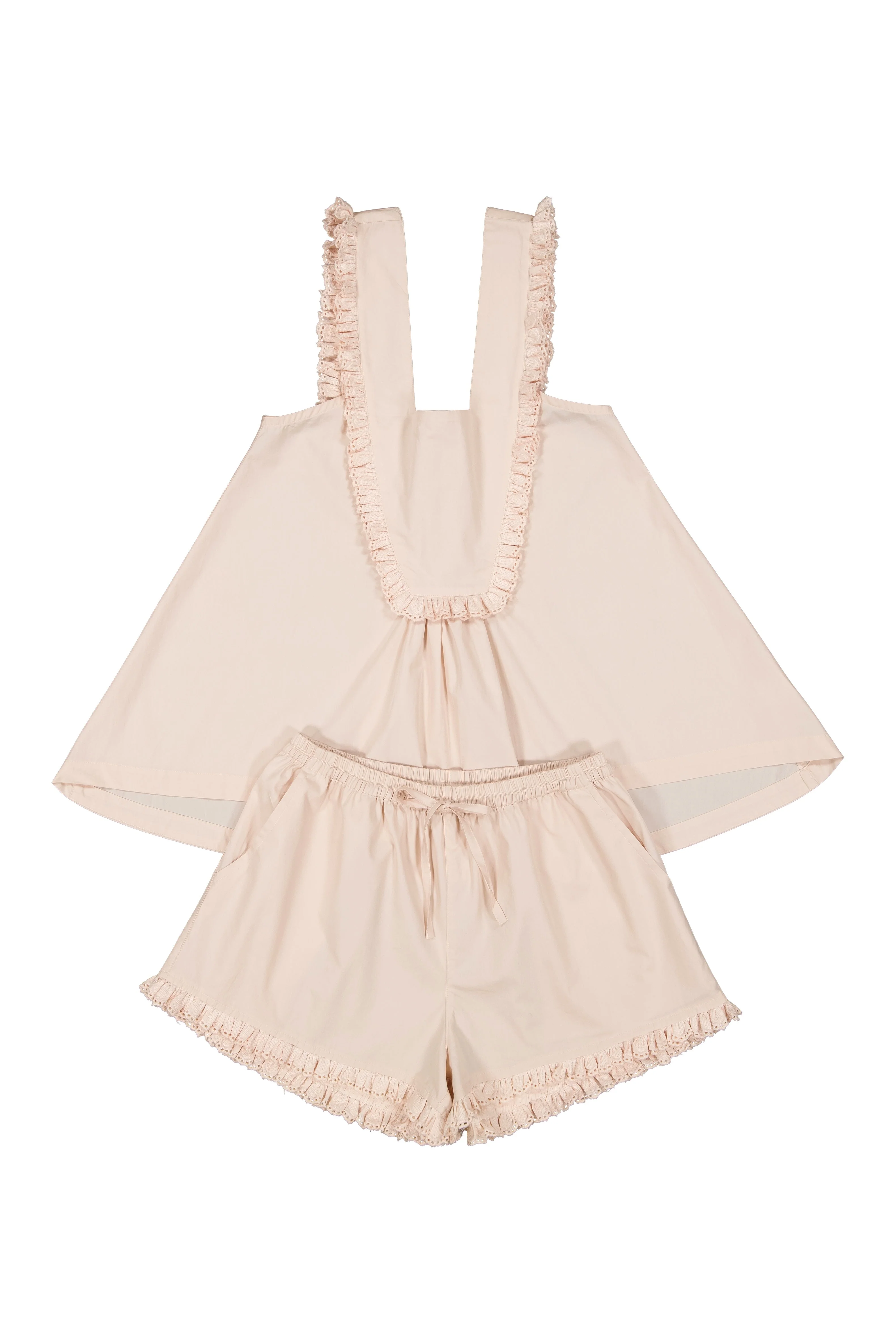 Elsie Sleep Set - Cotton Nude + Trim - Image 4