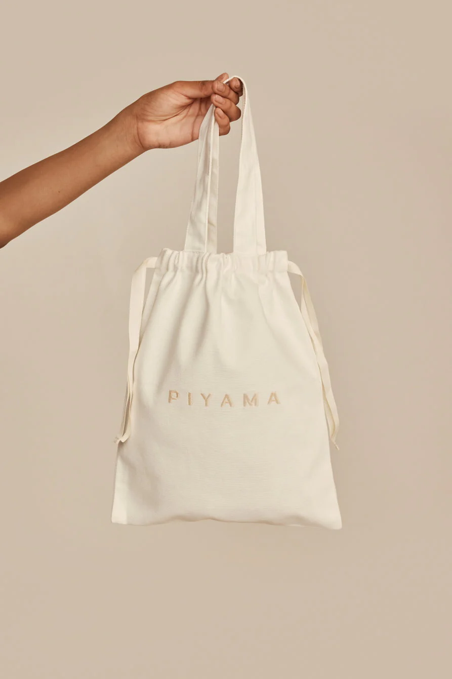 Embroidered Cotton Tote - Image 5