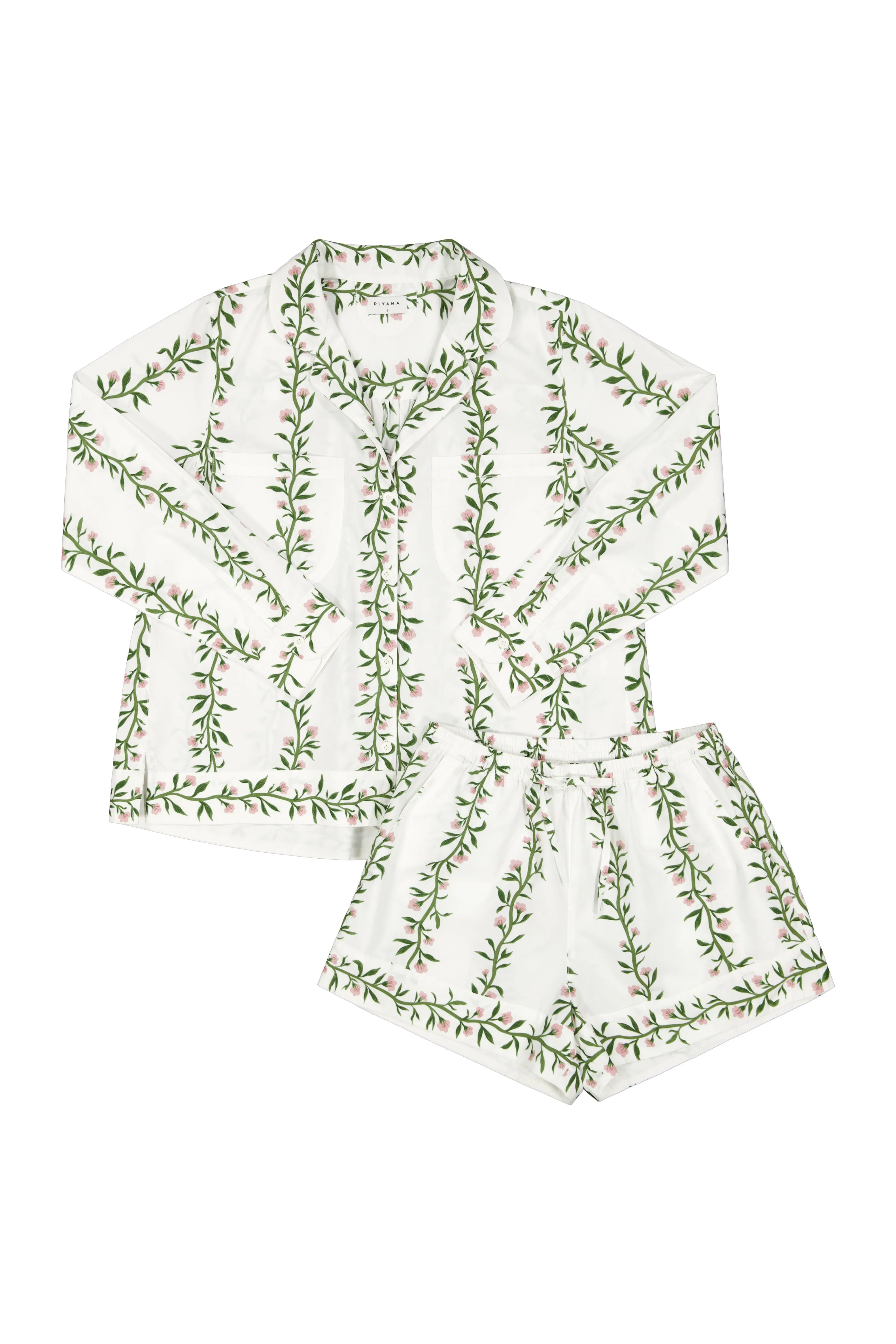 Emily Sleep Set - Long Sleeve - Vine Pink - Image 4