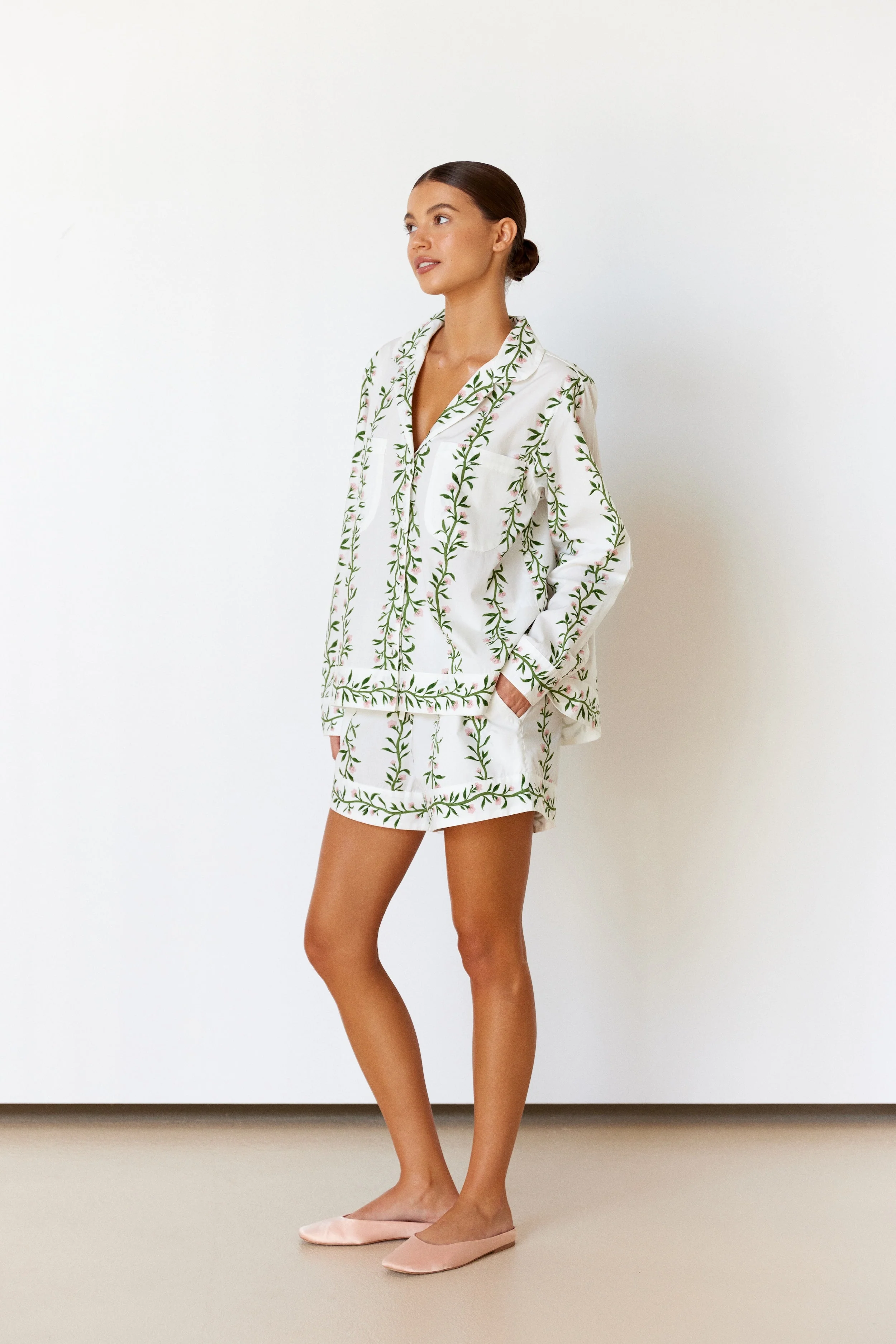 Emily Sleep Set - Long Sleeve - Vine Pink - Image 7