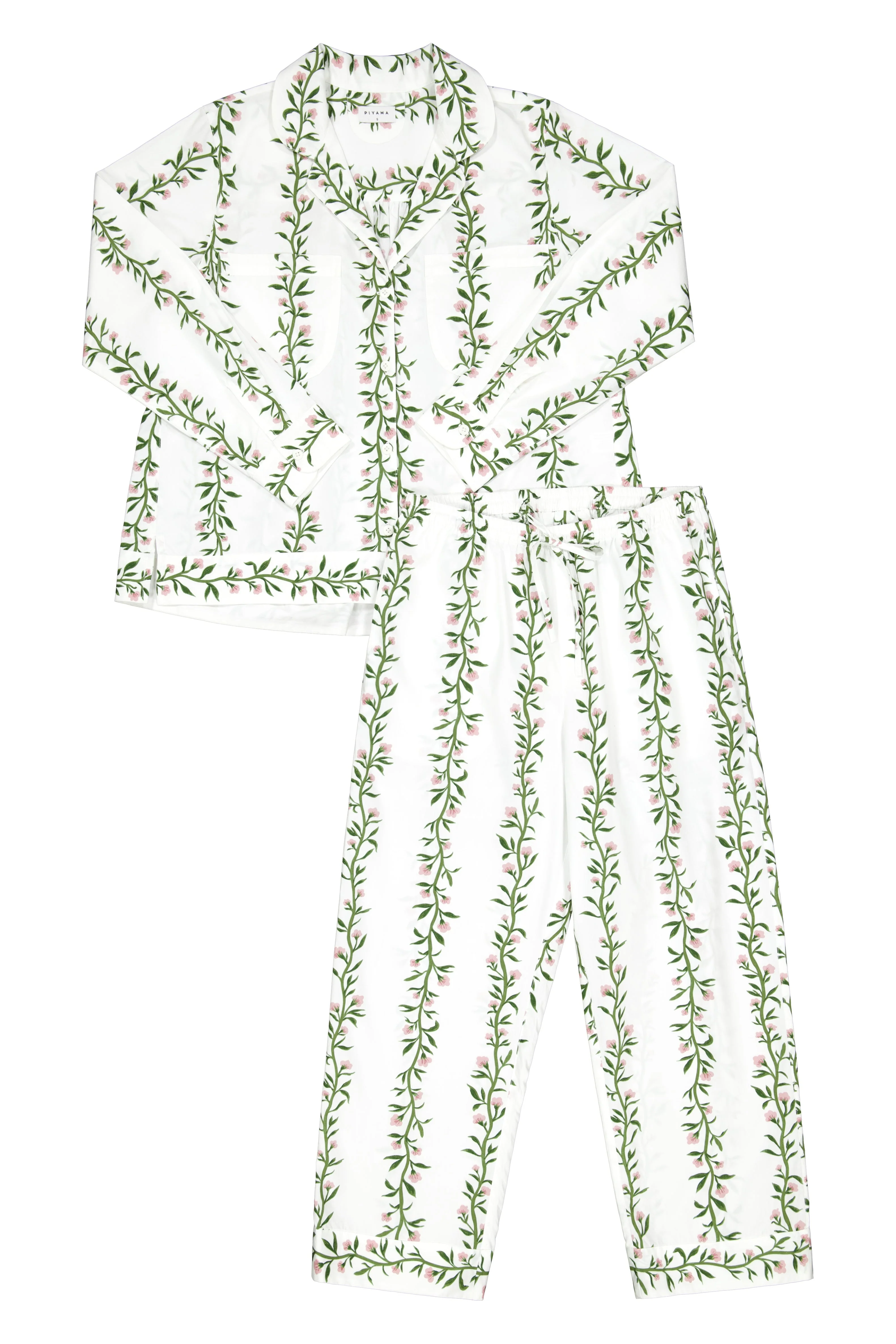 Emily Sleep Set - Long - Vine Pink - Image 3