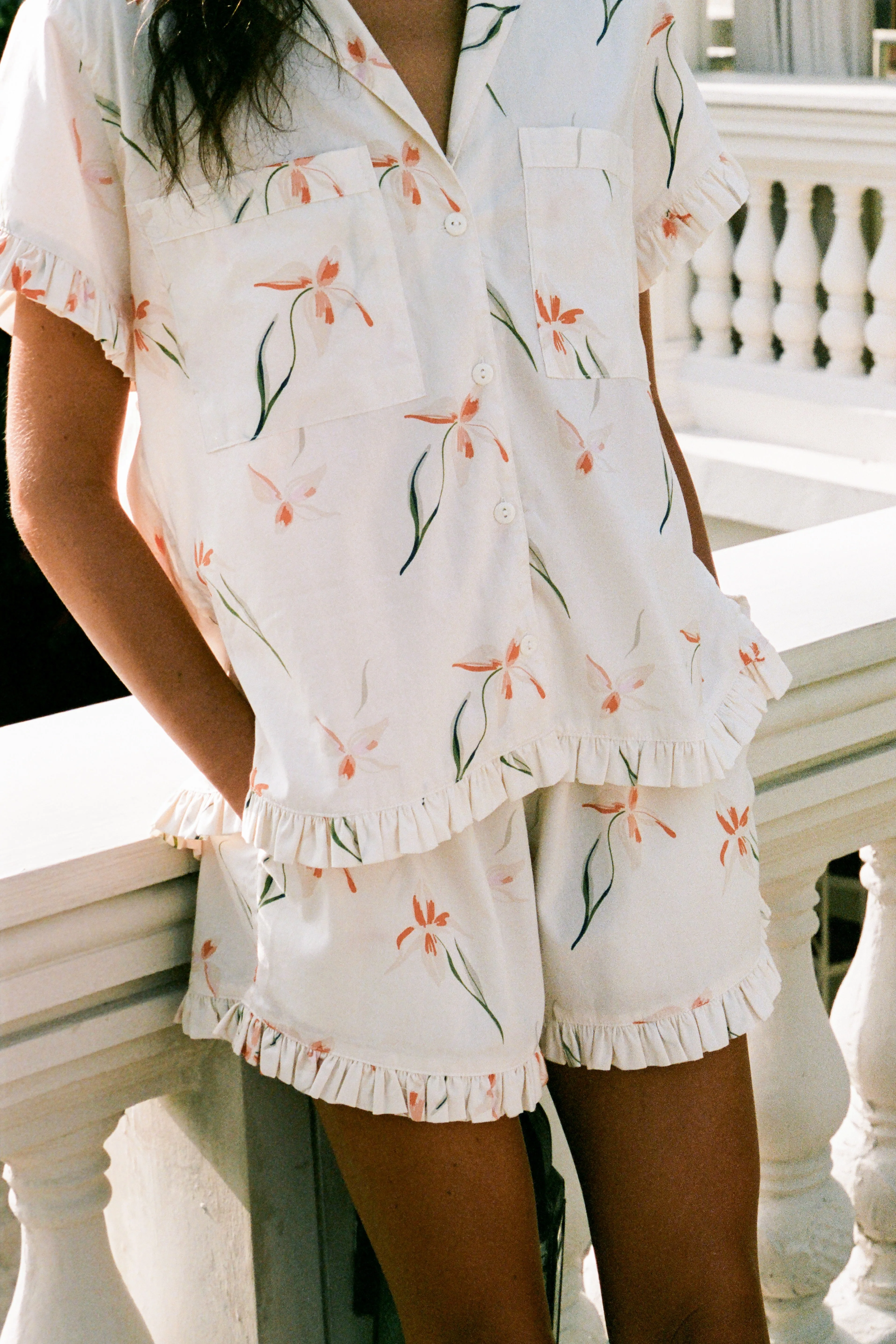 Felicity Frill Set - Cotton Modal - Lily - Image 3