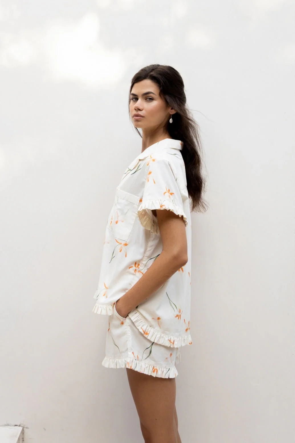 Felicity Frill Set - Cotton Modal - Lily - Image 4