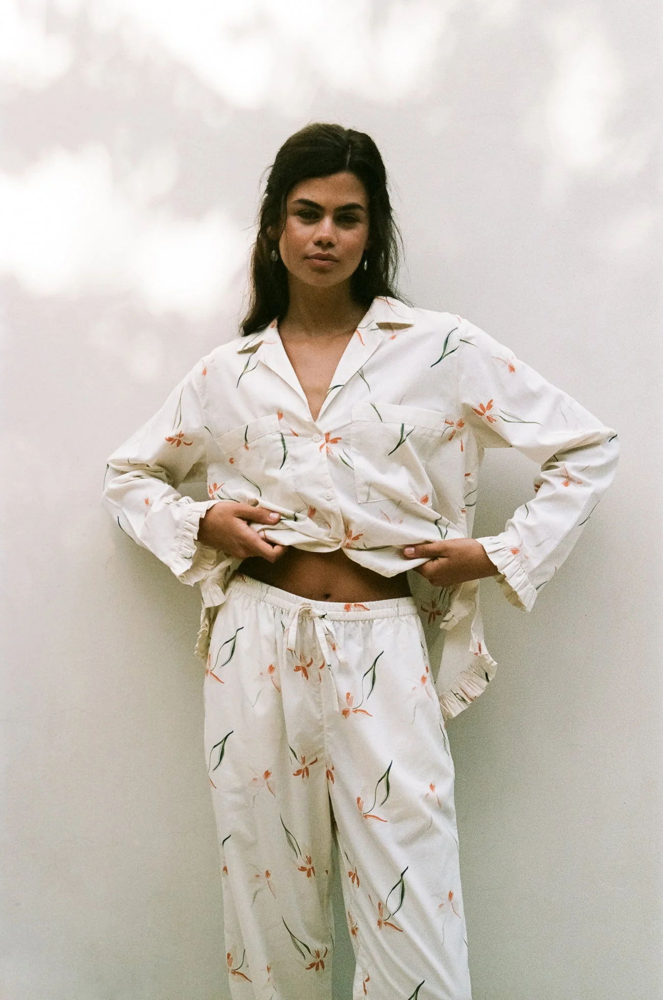 Felicity Frill Set - Long - Cotton Modal - Lily - Image 7