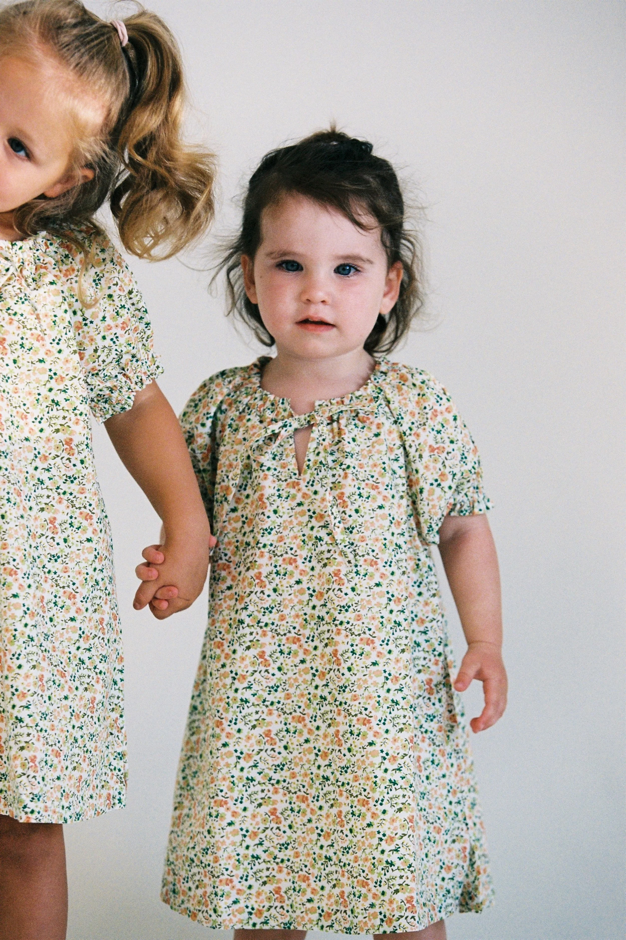 Girls Molly Lounge Dress - Floret Green - Image 4