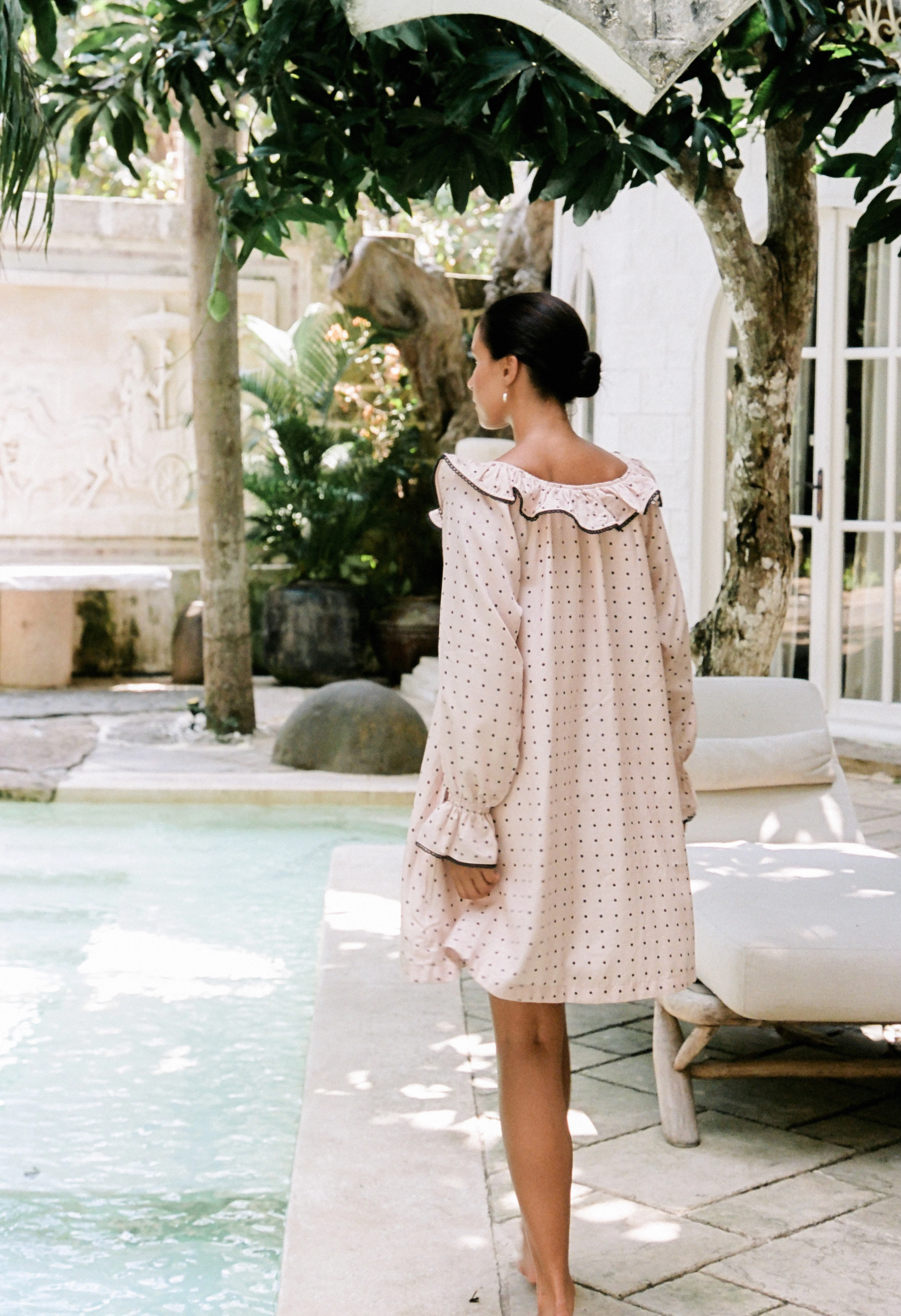 Jemima Nightie - TENCEL™ Lyocell - Dot - Image 8