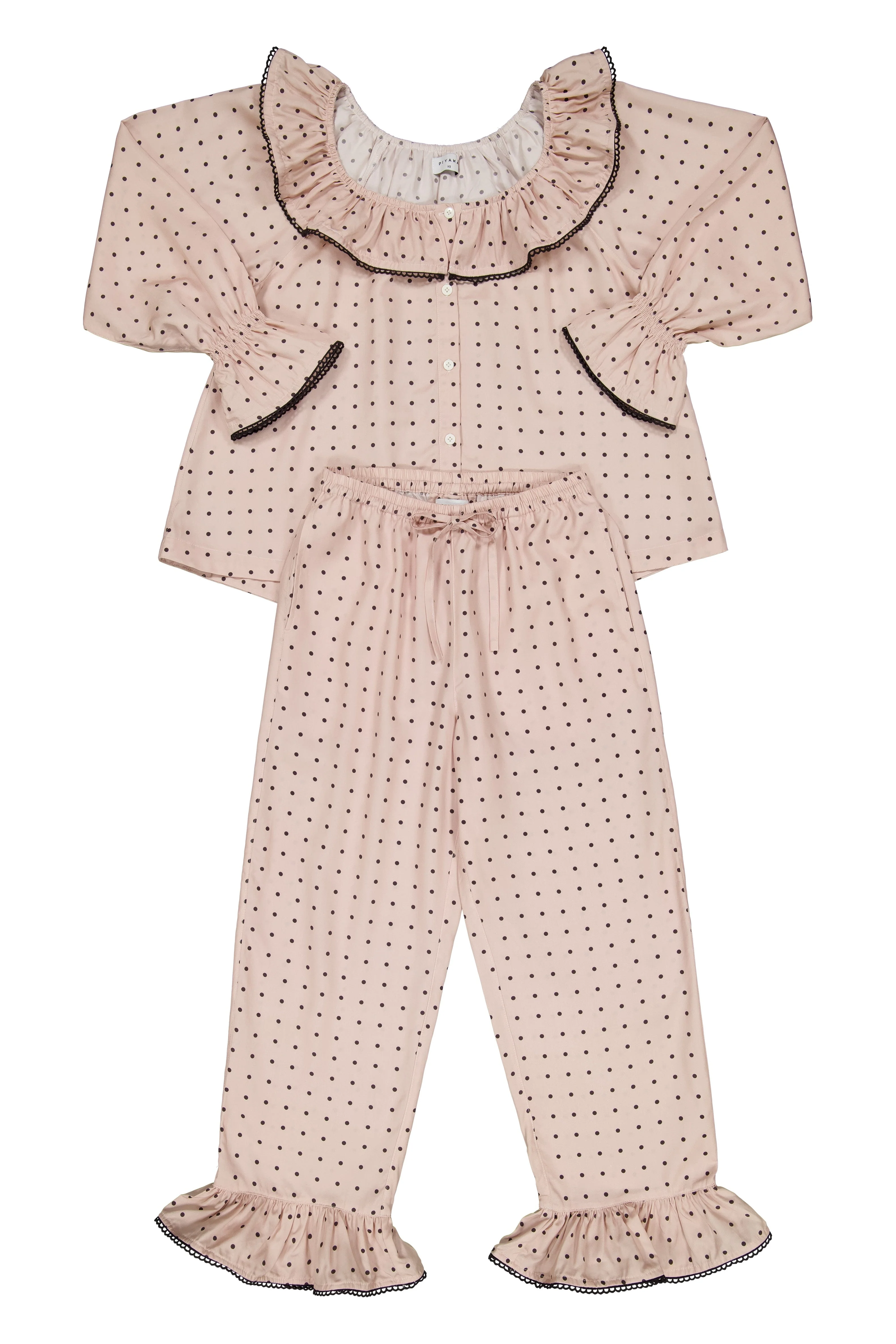 Jemima Sleep Set - Long - TENCEL™ Lyocell - Dot - Image 4