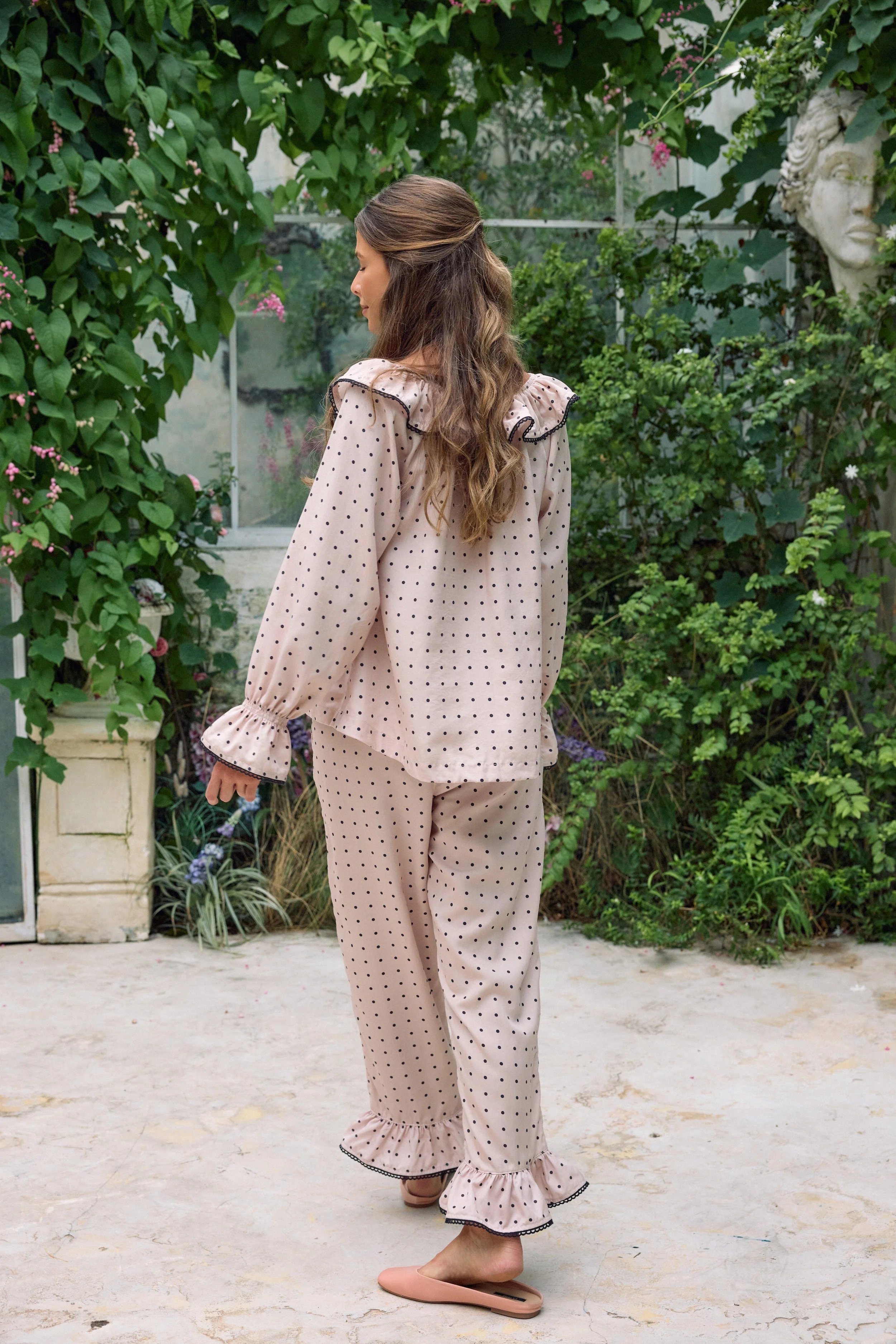 Jemima Sleep Set - Long - TENCEL™ Lyocell - Dot - Image 7