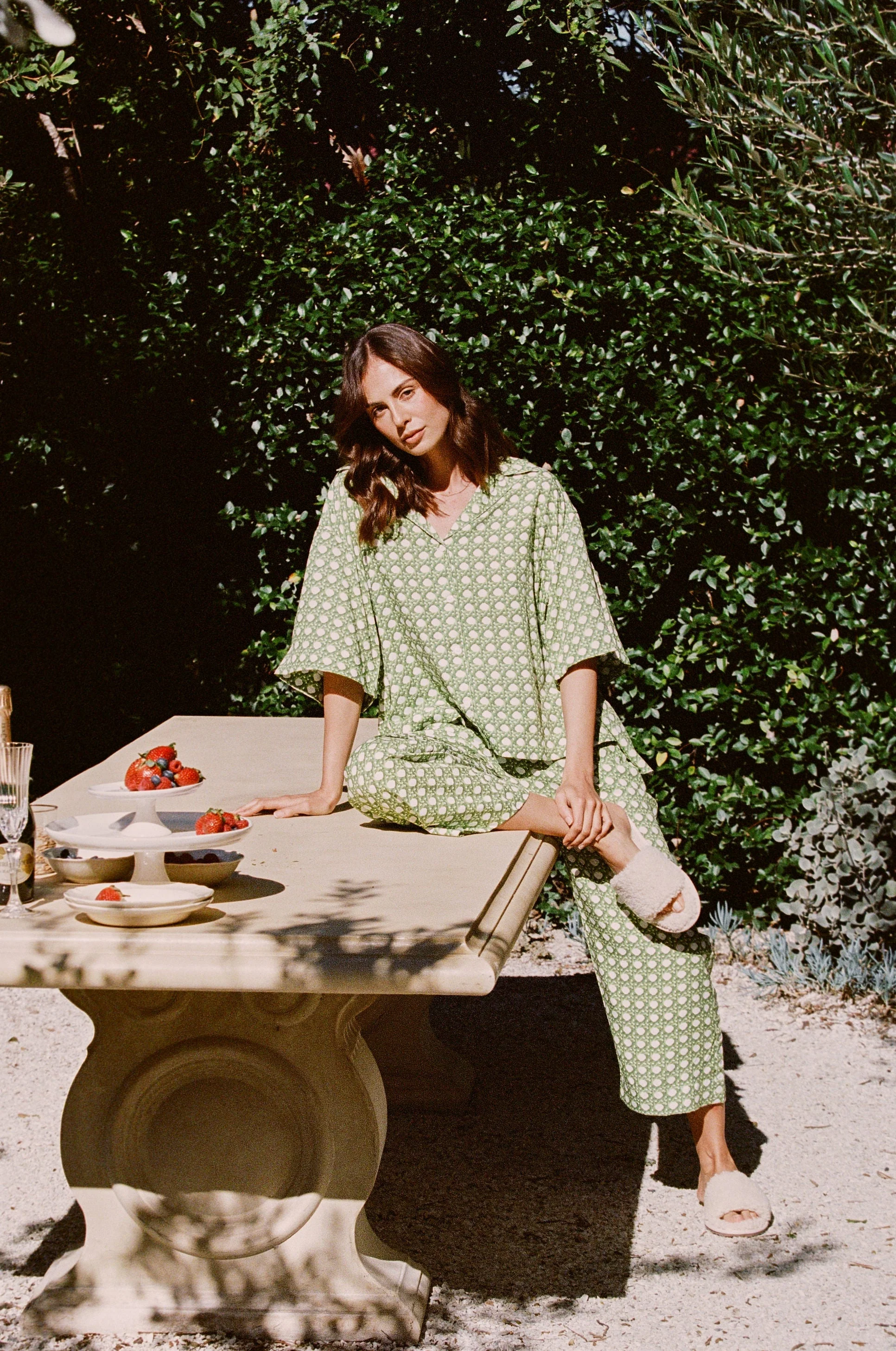 Lounge Set - Pants - Rattan Green - Image 4