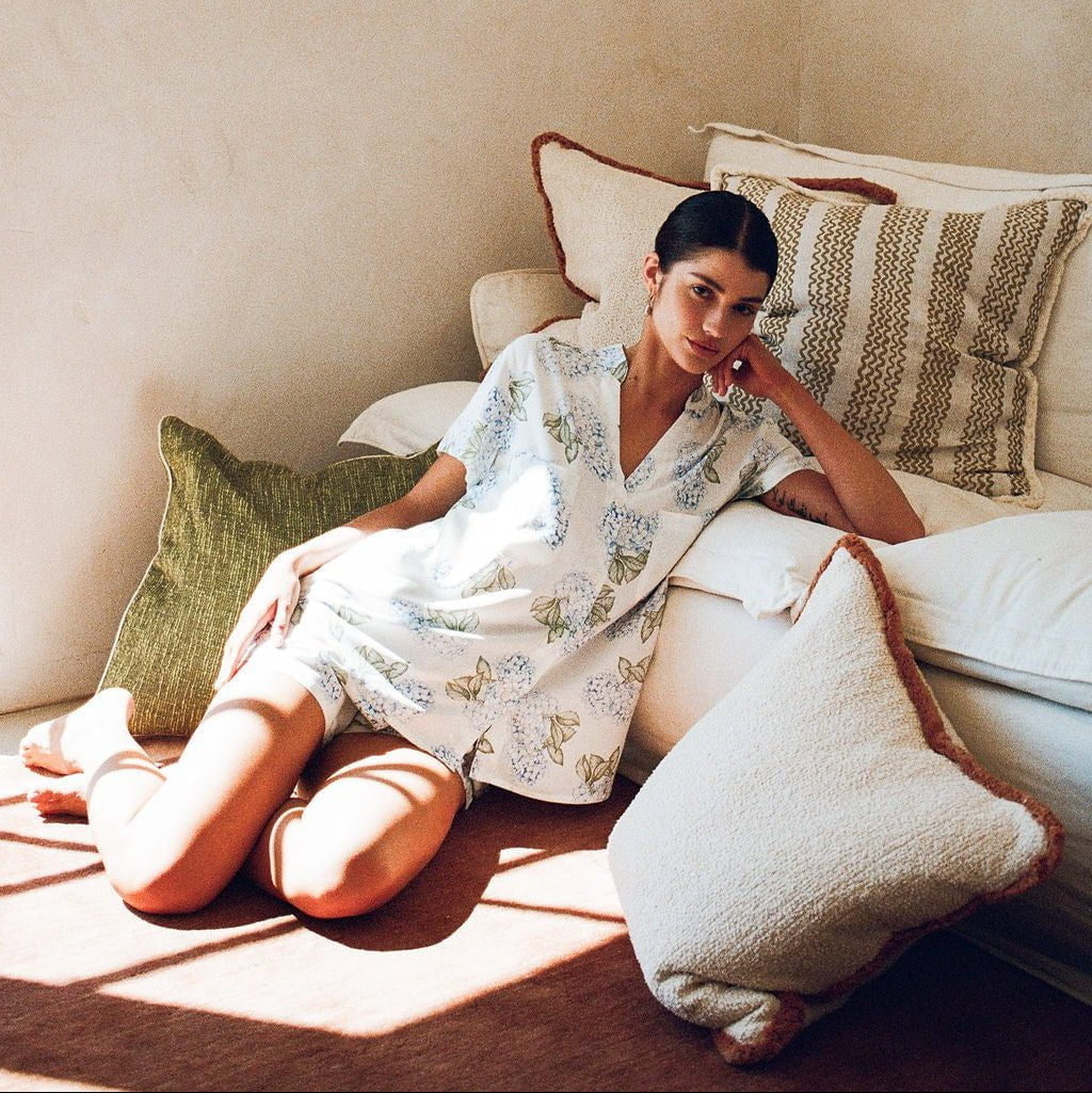 Maggie Pajama Set - Hydrangea Blue - Image 14