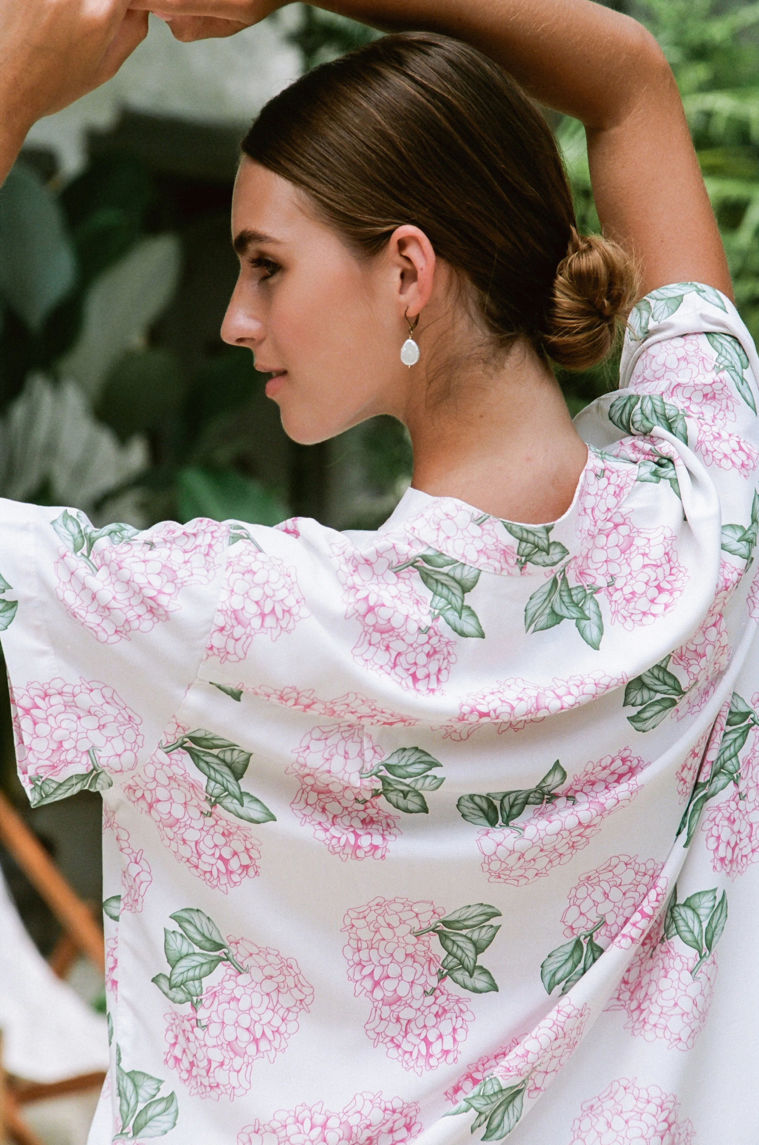 Maggie Pajama Set - Hydrangea Pink - Image 8