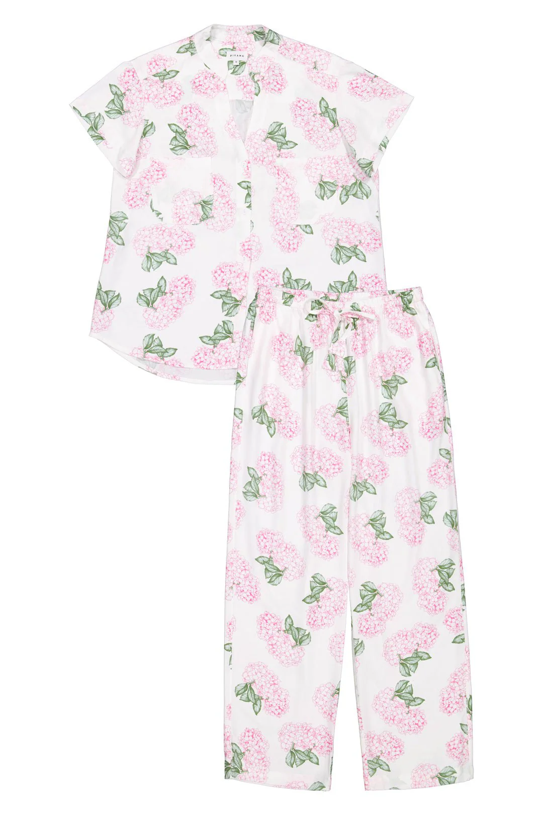 Maggie Pajama Set - Long Pants - Hydrangea Pink - Image 8