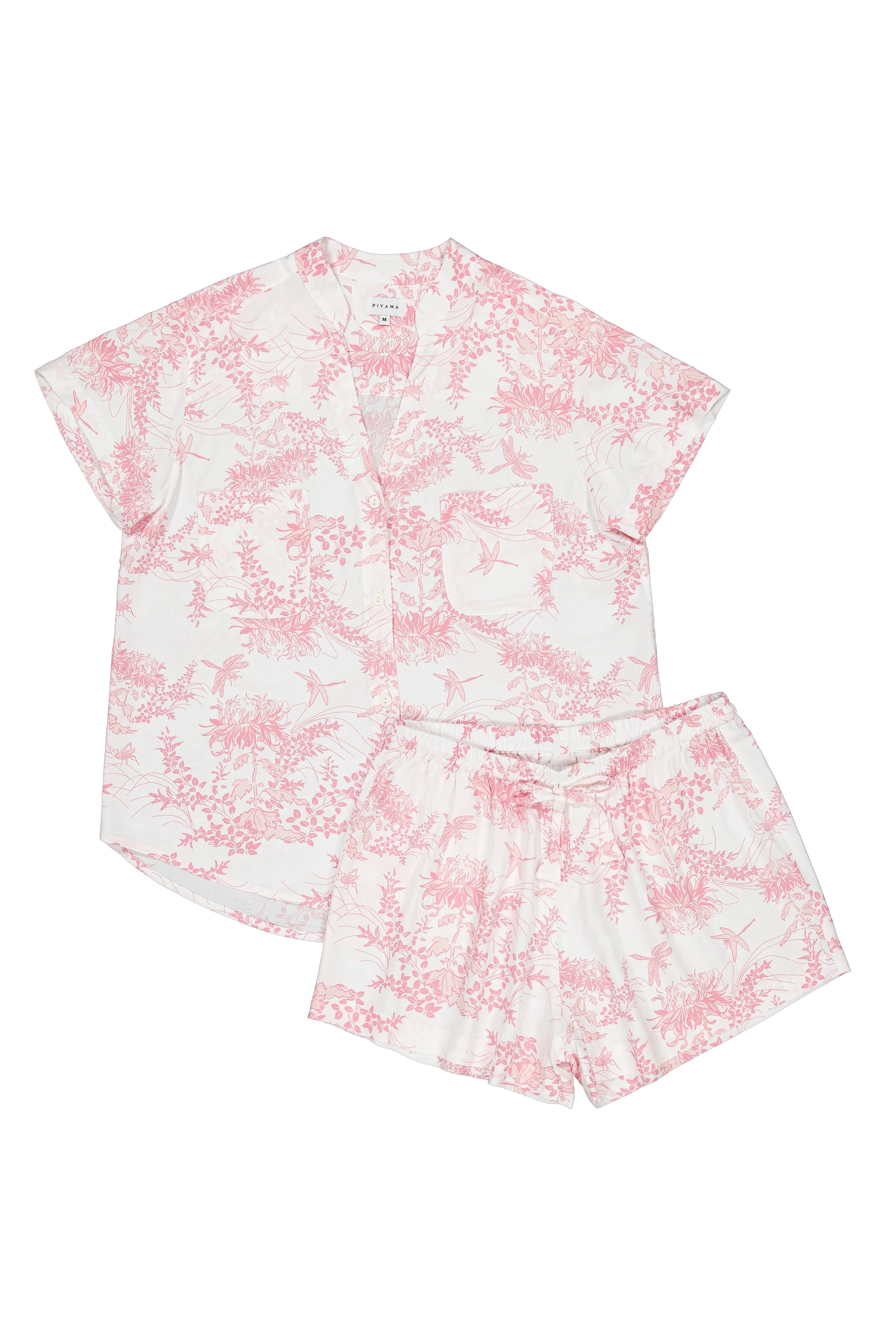 Maggie Pyjama Set - Summer Toile - Pink - Image 3