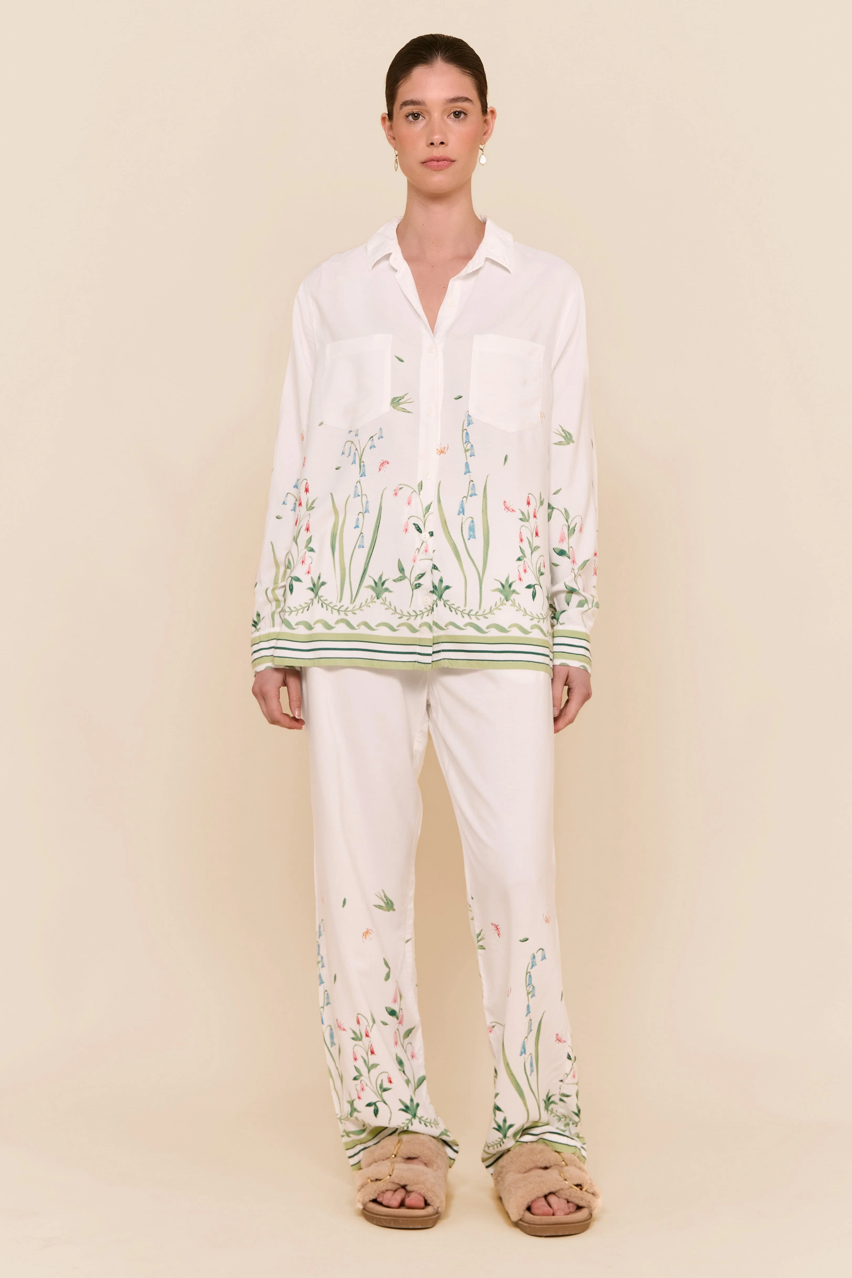 Marlon Long Sleep Set - ECOVERO™ - Botanic - Image 4