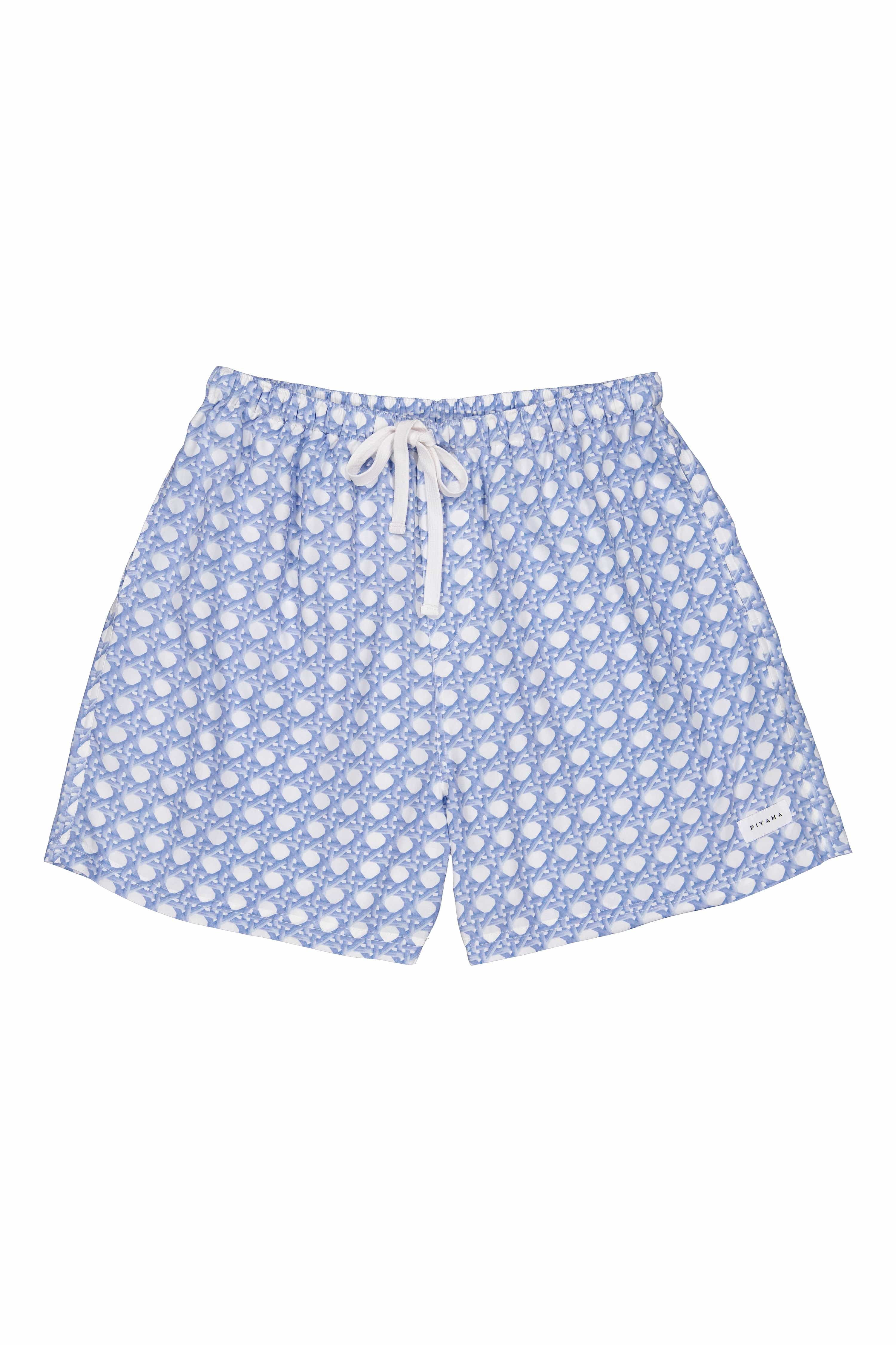 Men’s Boxer Shorts - ECOVERO™ - Rattan - Cornflower Blue - Image 2