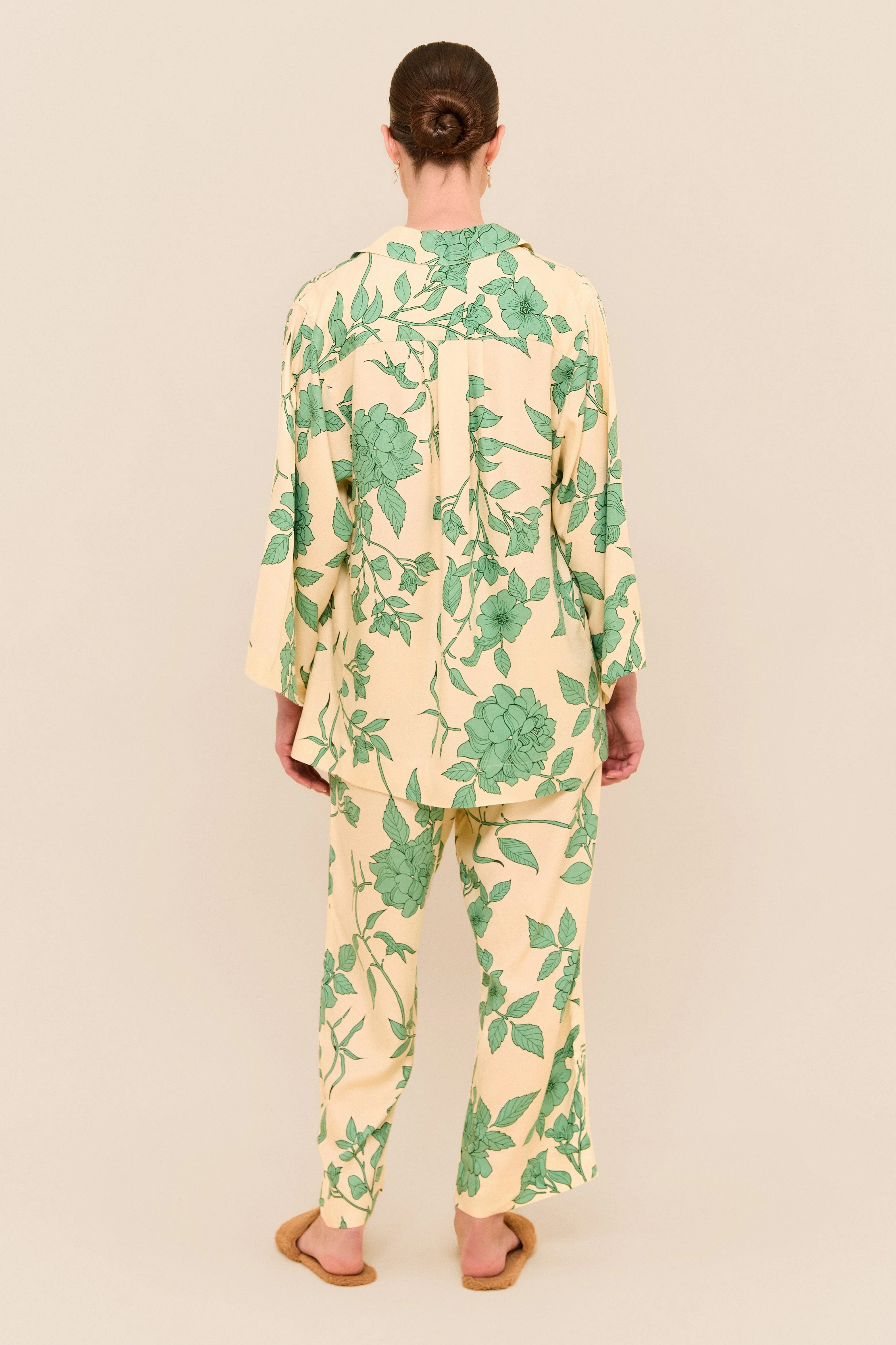 Peta Sleep Set - Long - Twill - Romantic Floral - Image 11