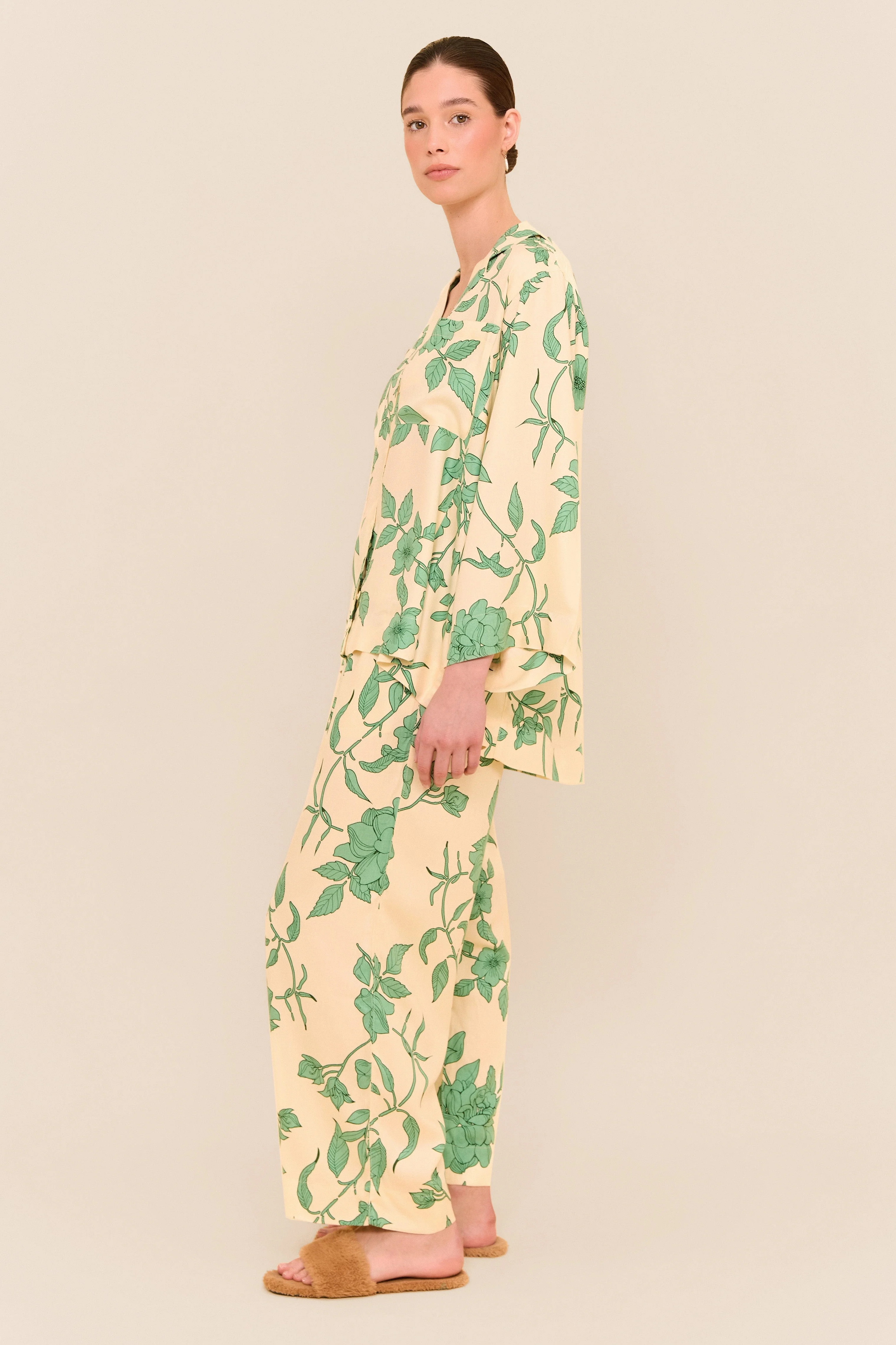 Peta Sleep Set - Long - Twill - Romantic Floral - Image 7
