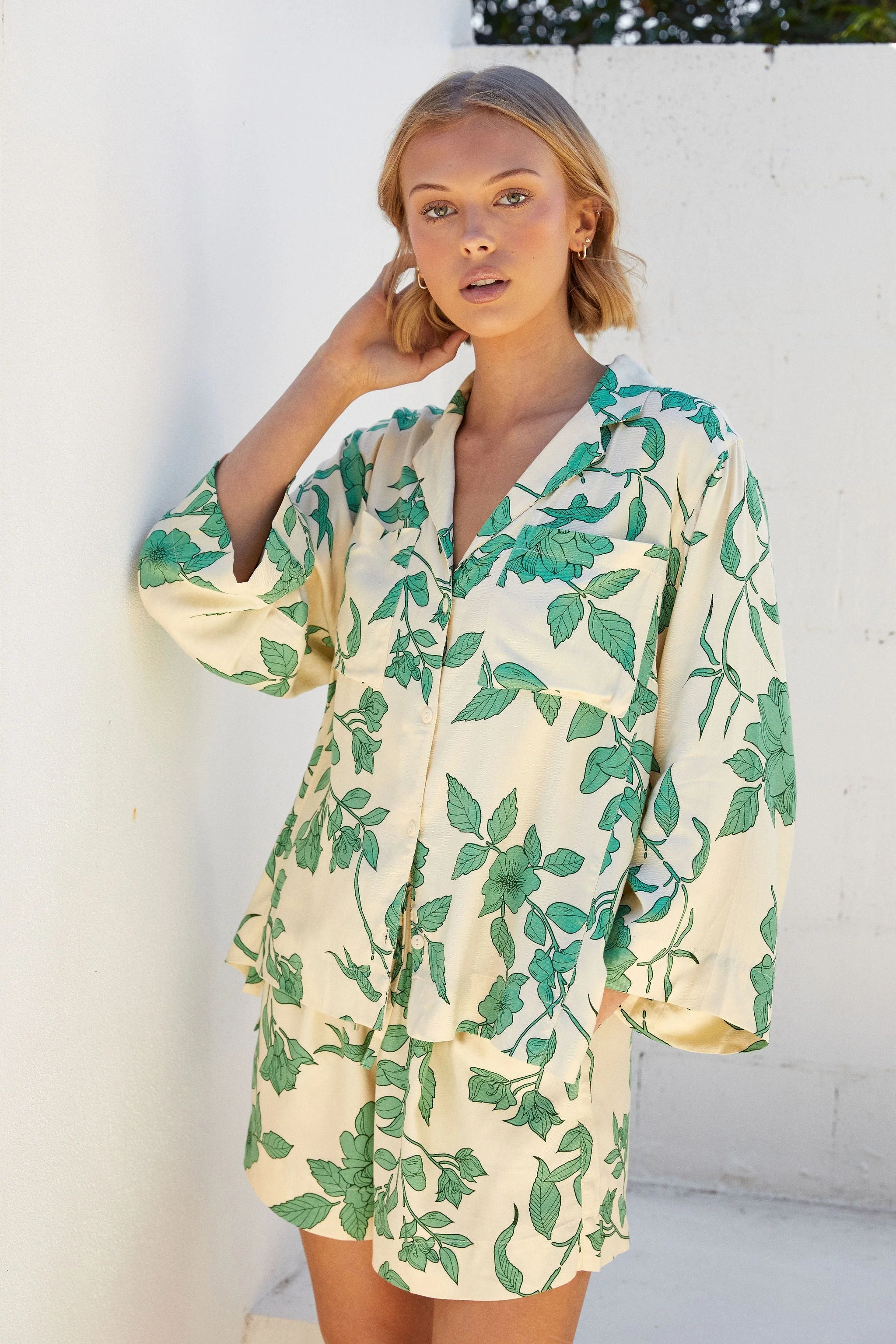Peta Sleep Set - Twill - Romantic Floral - Image 4