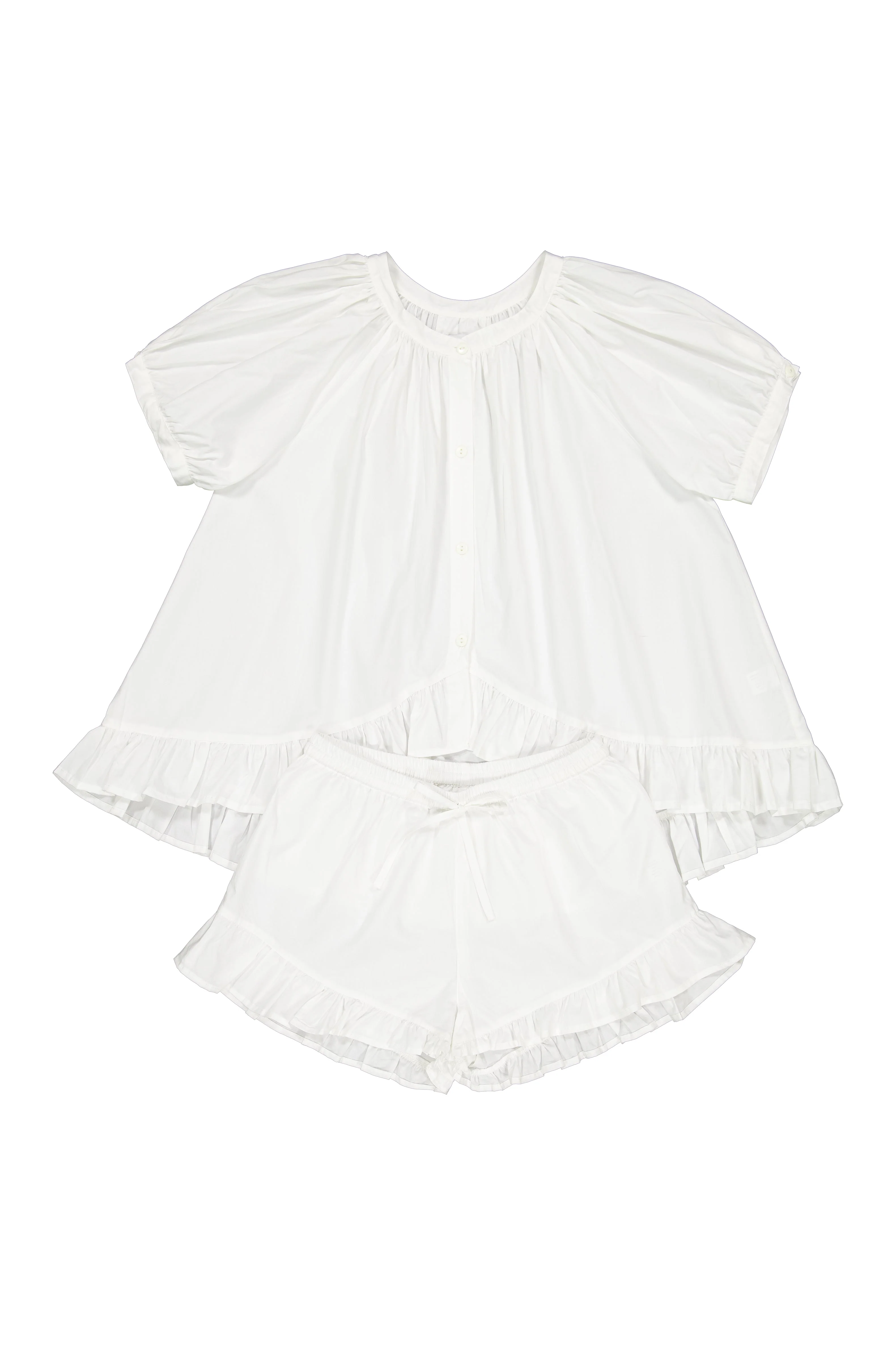 Sophie Sleep Set - Cotton Modal - Off White - Image 4