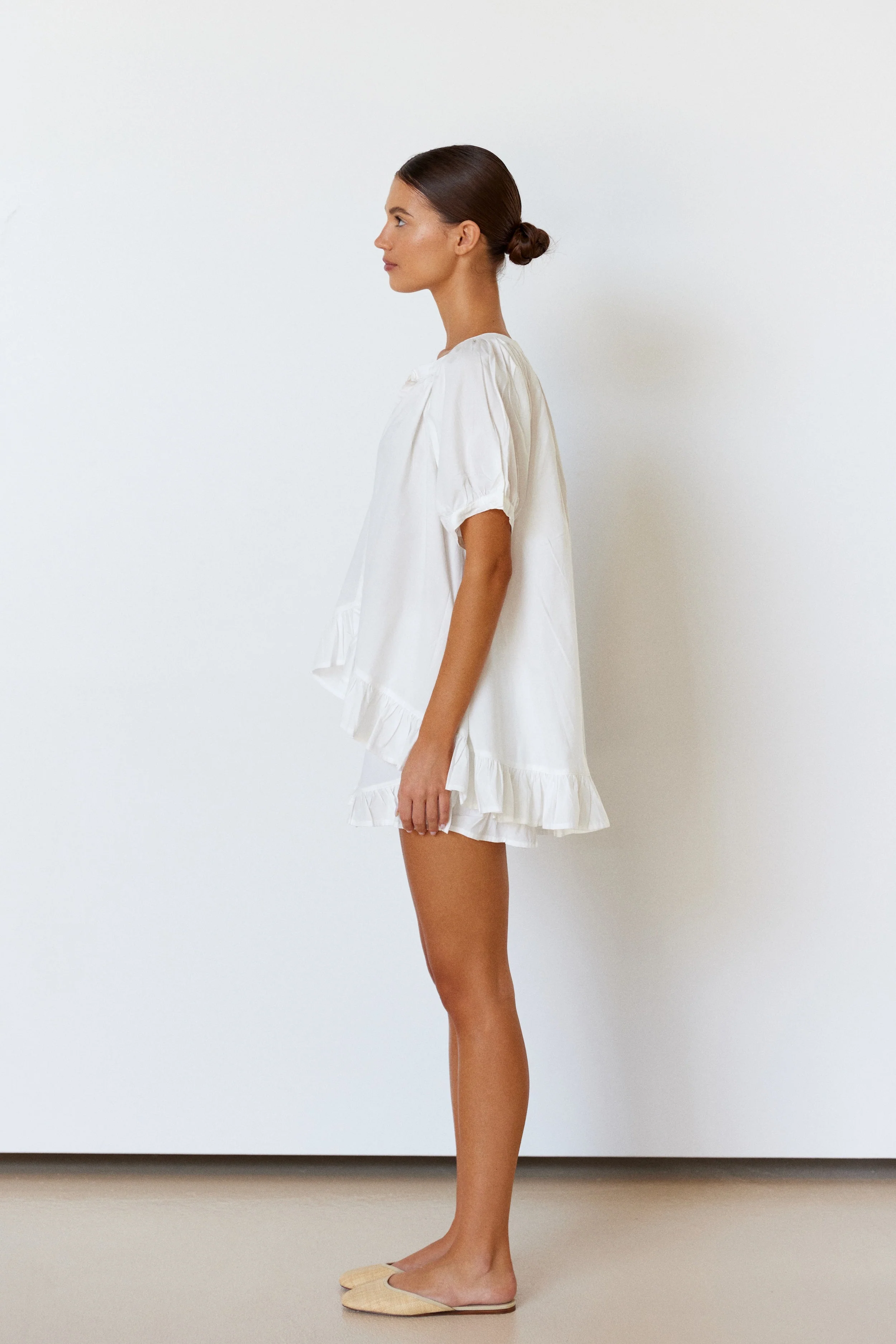 Sophie Sleep Set - Cotton Modal - Off White - Image 6