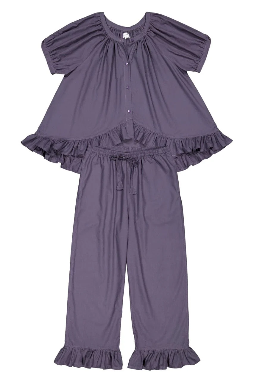 Sophie Sleep Set - Pants - Cotton Modal - Midnight - Image 4