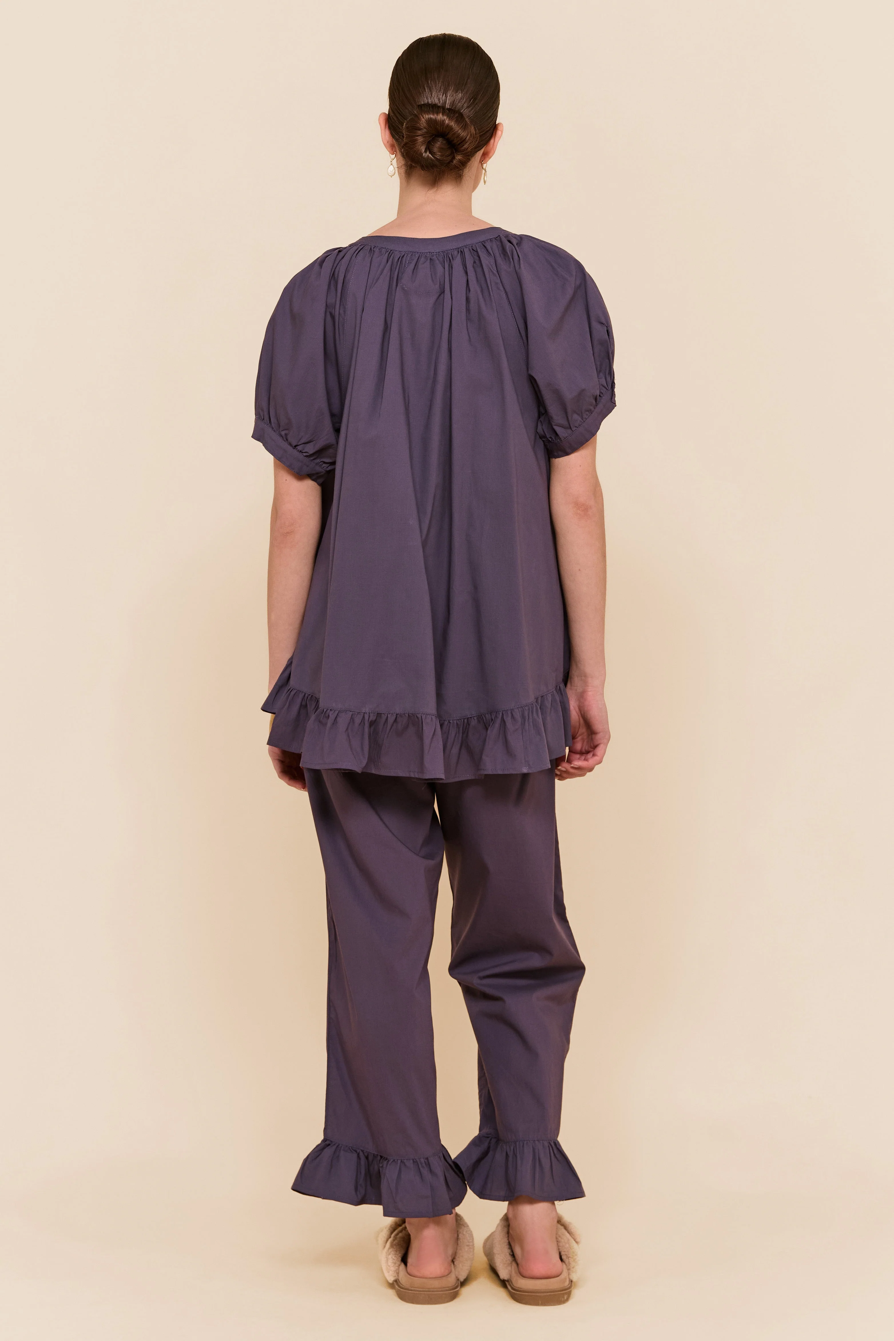 Sophie Sleep Set - Pants - Cotton Modal - Midnight - Image 9