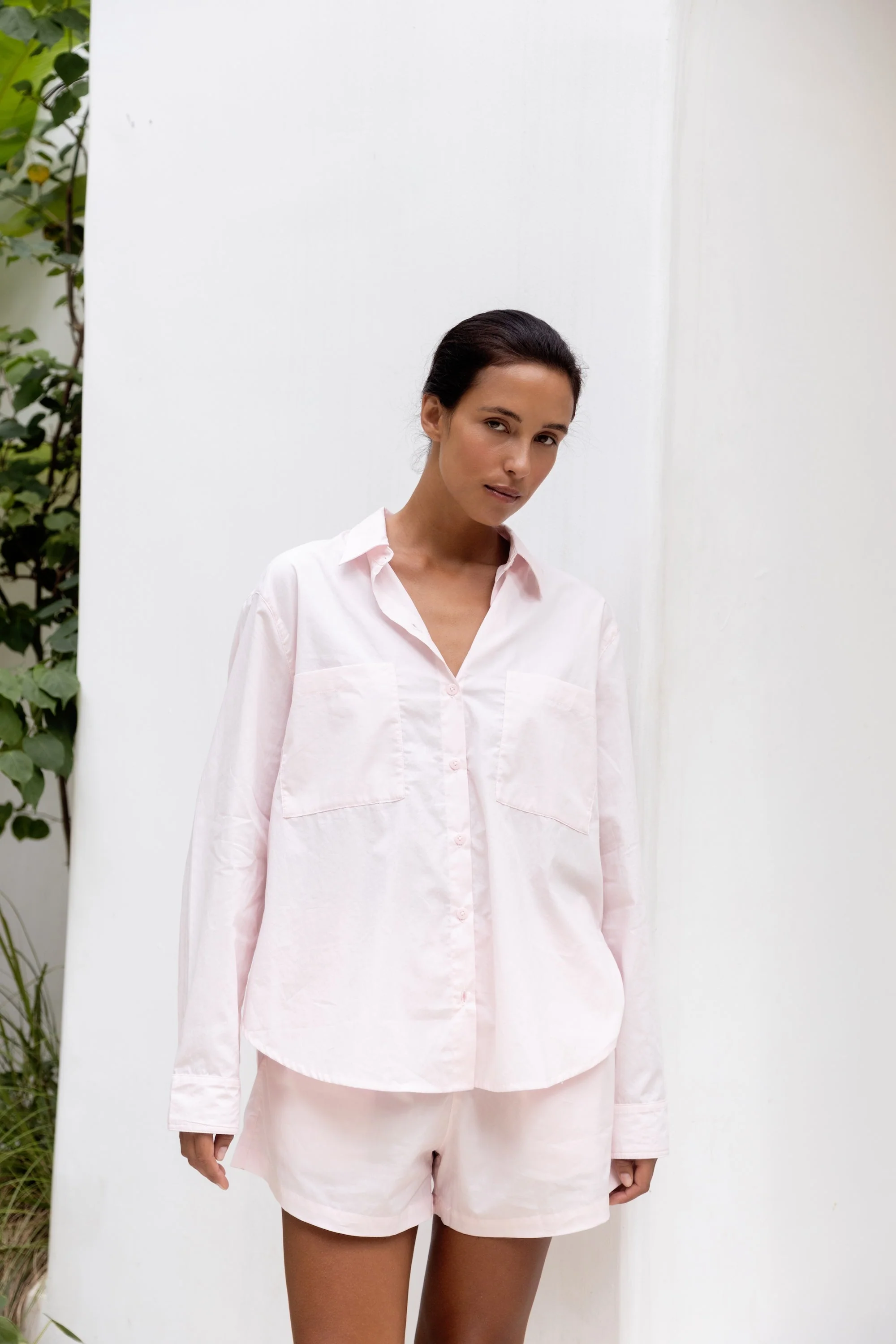 Stevie Lounge Set - Cotton - Ballet Pink - Image 6